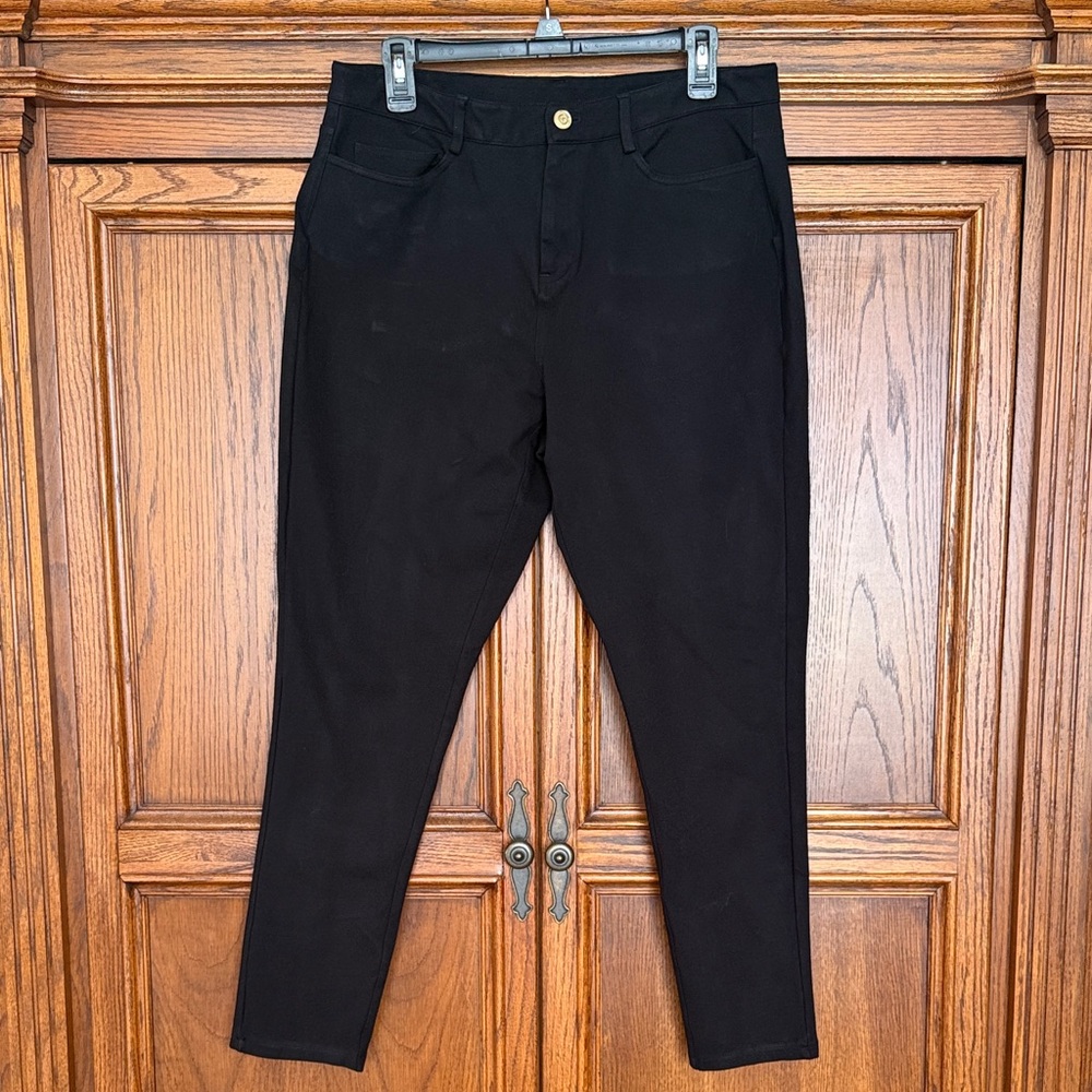 Michael Kors Black Slim Stretch Trousers